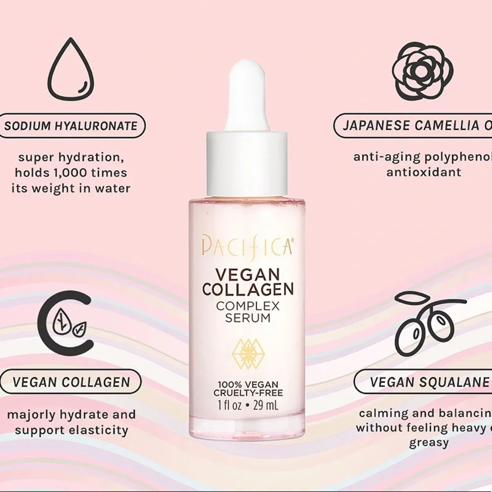 PACIFICA Vegan Collagen Complex Serum 1oz $22 CLEAN BEAUTY